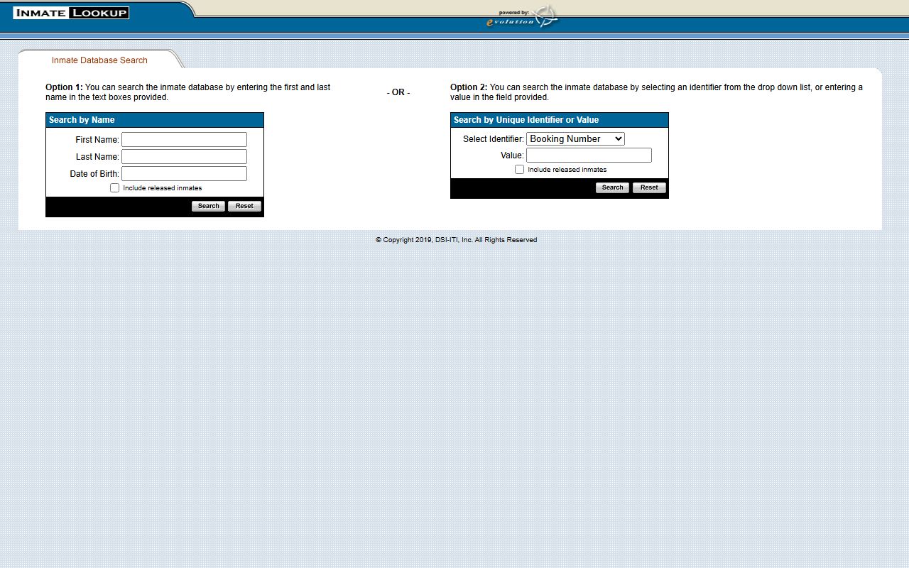Bergen County Inmate Lookup tool for searching recent bookings by name or booking number